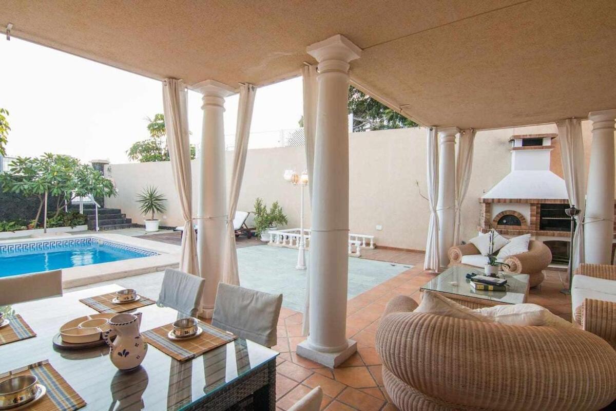 Villa La Concha Beachfront Heated Pool Playa Honda (Lanzarote) Exterior foto